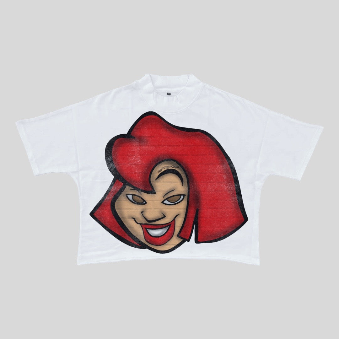 TRUDY PROUD RED & WHITE TEE