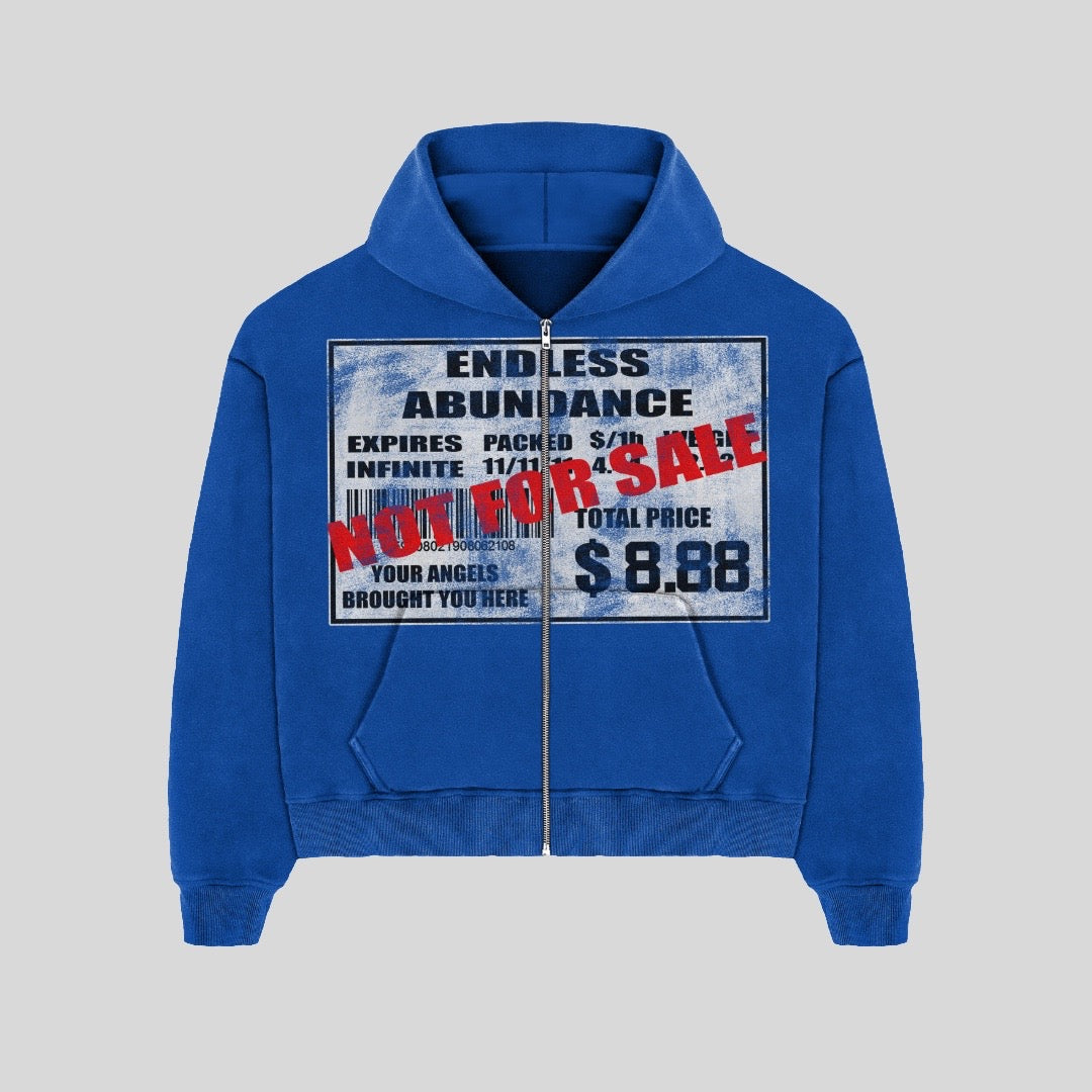 888 PRICE TAG ROYAL BLUE HODDIE
