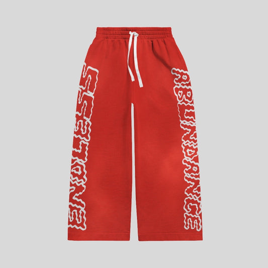 ENDLESS ABUNDANCE RED SWEATS