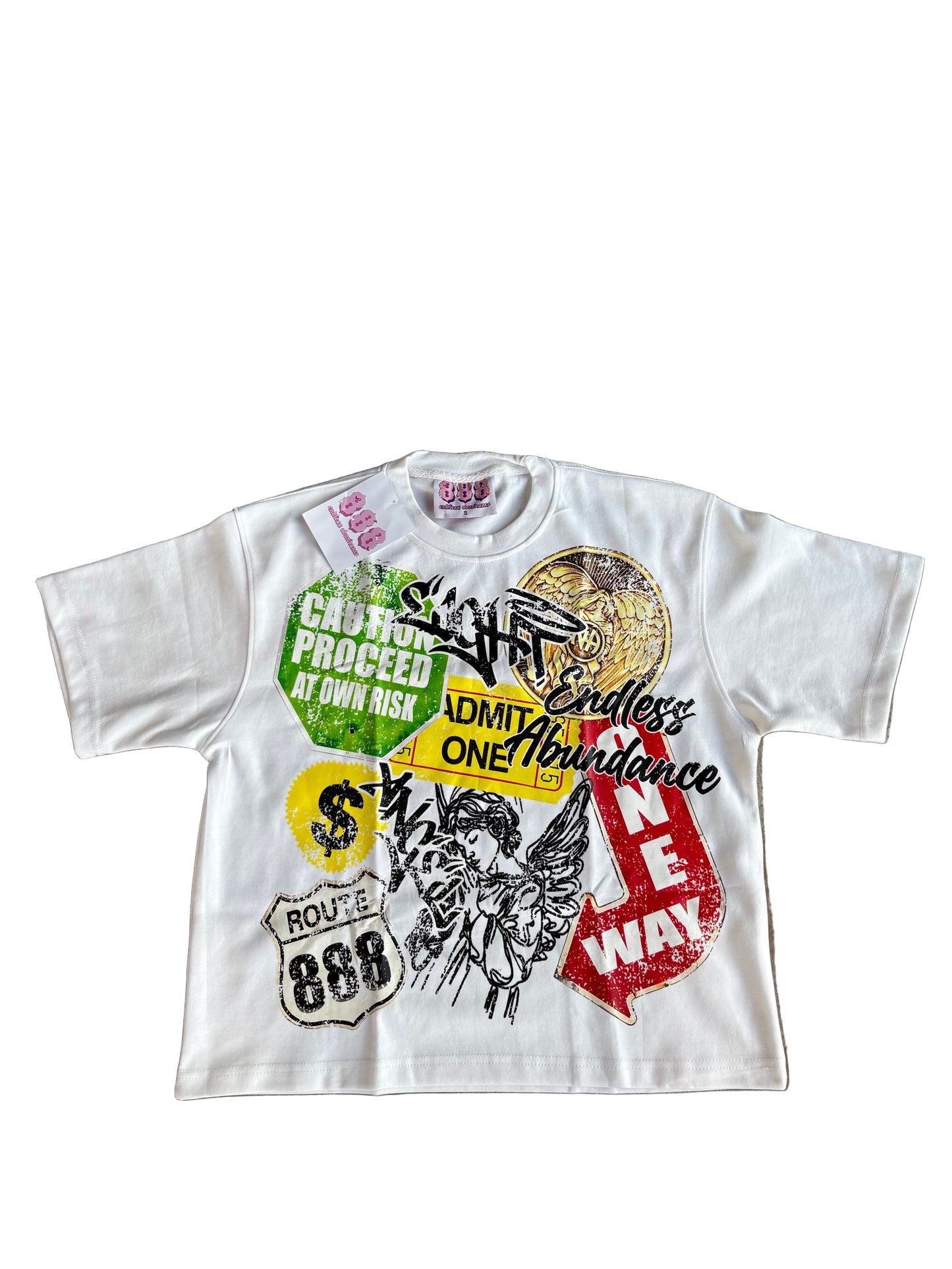ROUTE 888 WHITE TEE